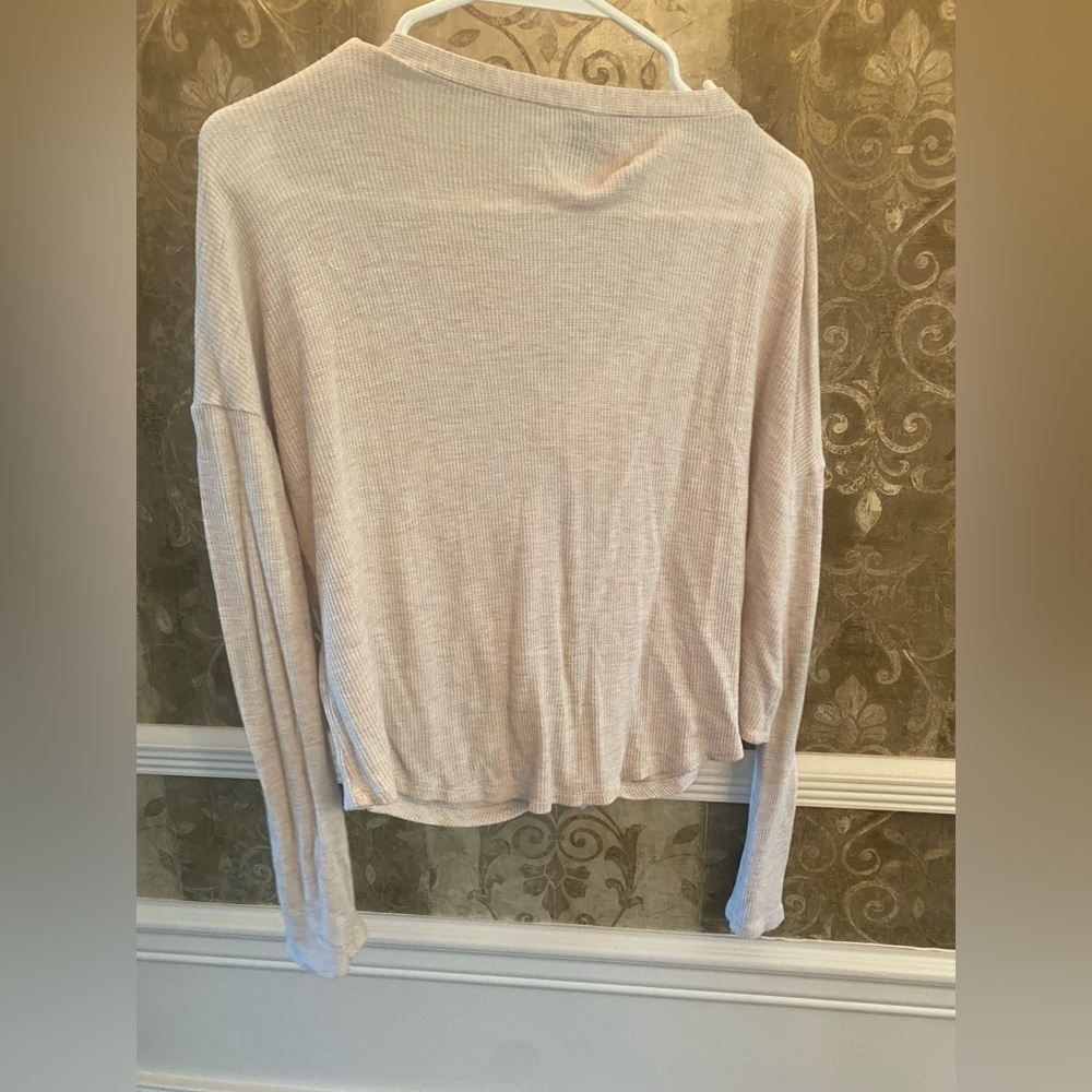 Forever 21 Cream Button-Up Sweater - Picture 3 of 3